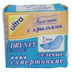 Прокладки женские, Ангелина-невис драйнет супертонкие №8