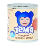 Пюре, Тёма 100 г говядина рис с 7 мес