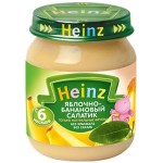 Пюре, Heinz (Хайнц) 120 г яблочно-банановый салатик