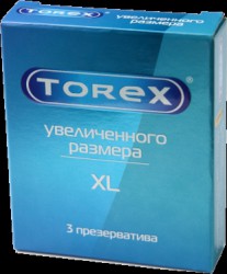 Презервативы, Torex (Торекс) 3 шт увеличенного размера гладкие